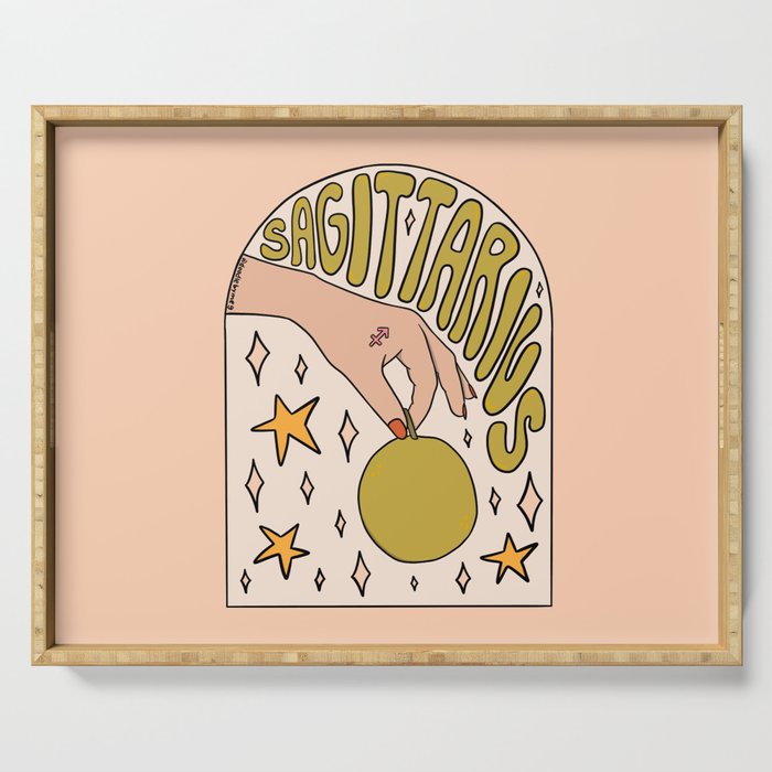 Sagittarius Guava Serving Tray Gallery Image 1