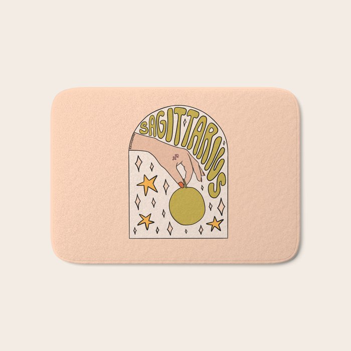 Sagittarius Guava Bath Mat Gallery Image 1