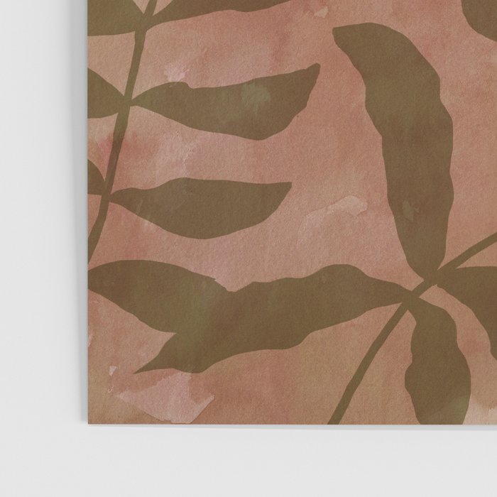 Reverse Floral Maroon Poster Gallery Image 3