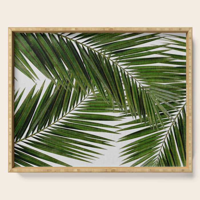 Palm Leaf III Serving Tray Gallery Image 1