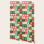 Christmas geometric mosaic art pattern Wallpaper Gallery Image 2