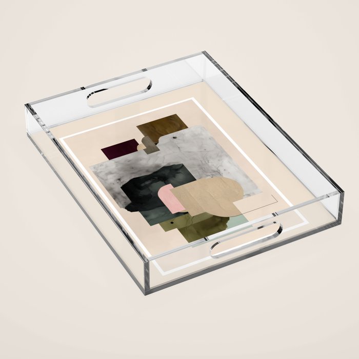 Soft Geometry III Acrylic Tray Gallery Image 1