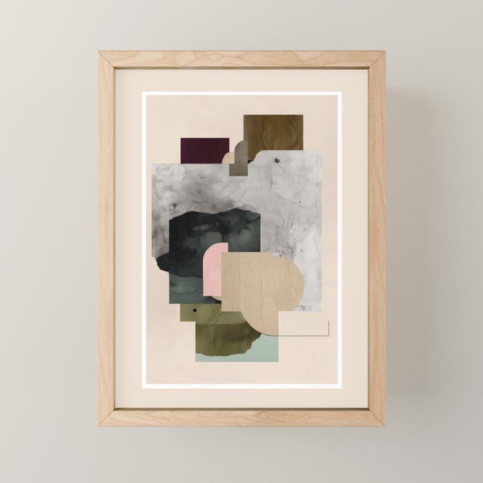 Soft Geometry III Mini Art Print Gallery Image 1
