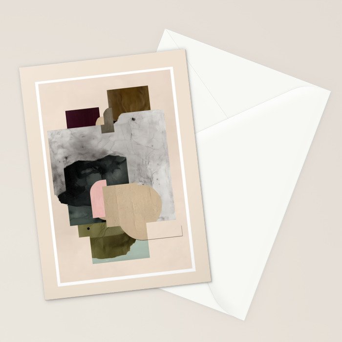 Soft Geometry III Stationery Card Gallery Image 2