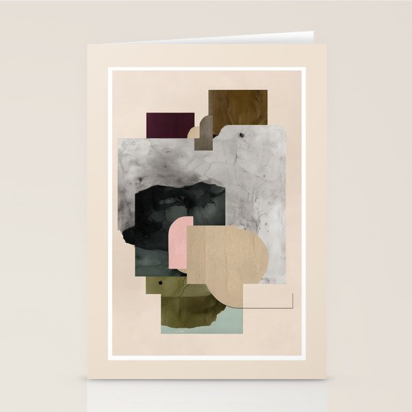 Soft Geometry III Stationery Card Gallery Image 1