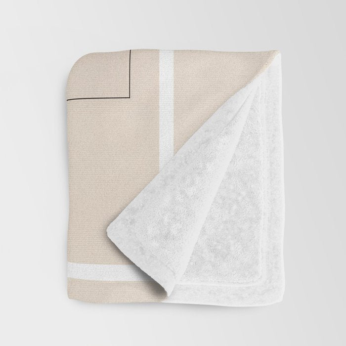 Soft Geometry III Throw Blanket Gallery Image 3