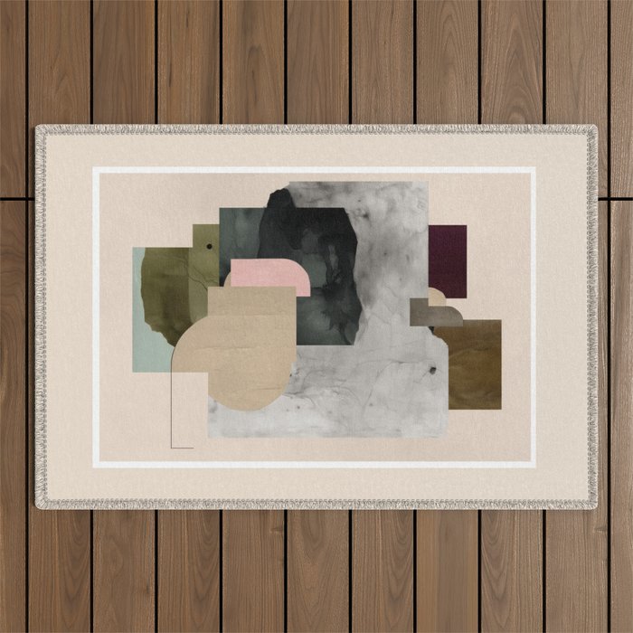 Soft Geometry III Outdoor Rug Gallery Image 1