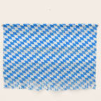 Bavarian Blue and White Diamond Flag Pattern Wall Hanging Gallery Image 1