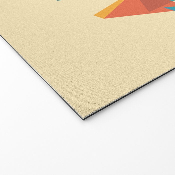 Fractal Geometric Bull Welcome Mat Gallery Image 2