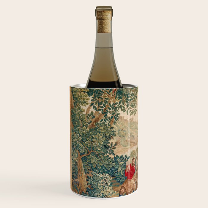 Verdure 18th Century French Tapestry Print Wine Chiller Gallery Image 2