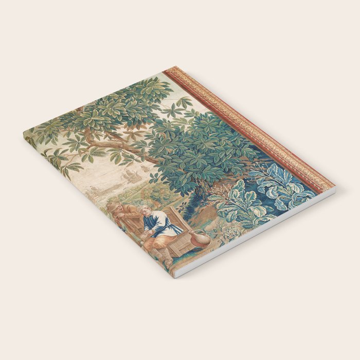 Verdure 18th Century French Tapestry Print Notebook Gallery Image 1