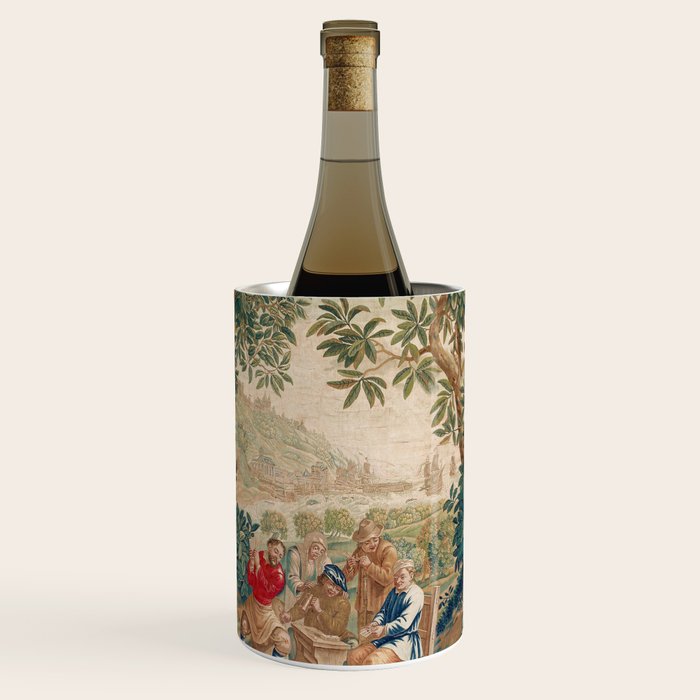 Verdure 18th Century French Tapestry Print Wine Chiller Gallery Image 1
