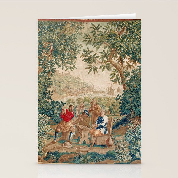 Verdure 18th Century French Tapestry Print Stationery Card Gallery Image 2