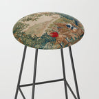 Verdure 18th Century French Tapestry Print Stool Gallery Image 2