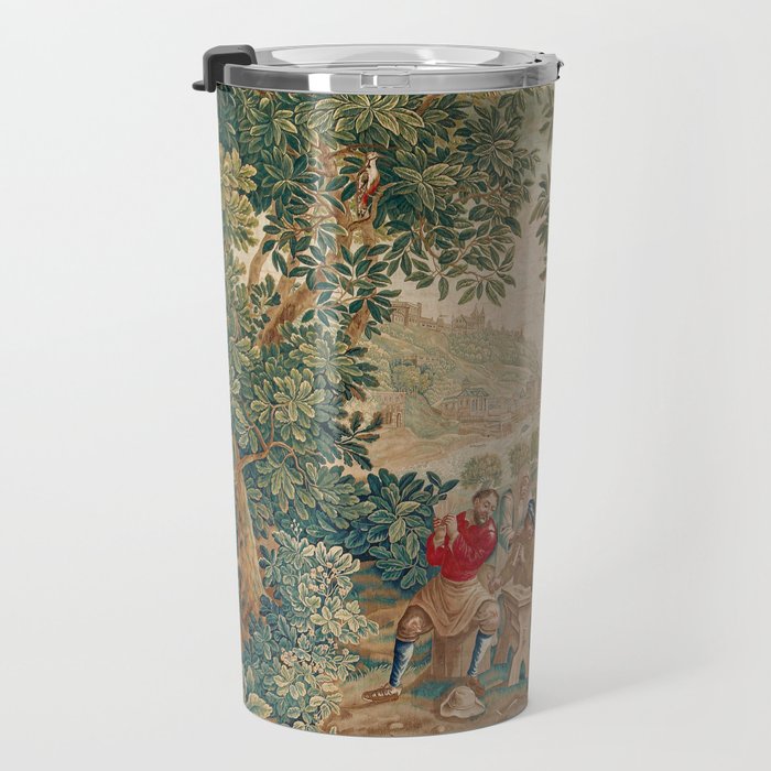 Verdure 18th Century French Tapestry Print Travel Mug Gallery Image 3