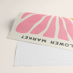 Chantilly & Neon Carrot: Les Fleurs | Flower Market Color Series 09 Wrapping Paper Gallery Image 2