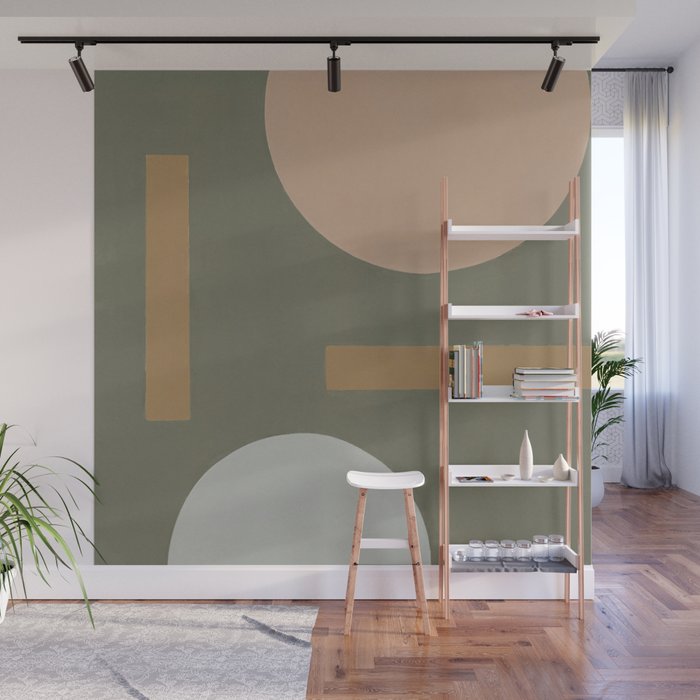 Geometric Shapes #2 Wall Mural Gallery Image 1