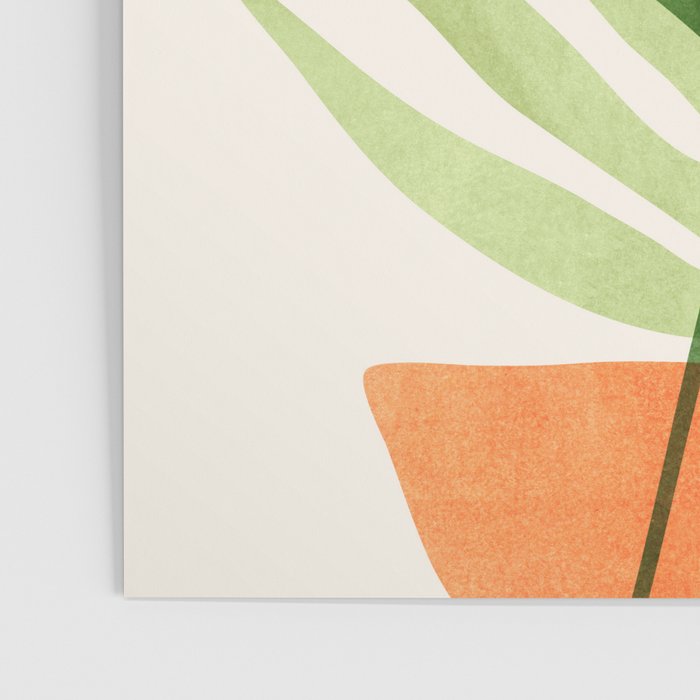 Retro Sunset Garden Still Life Poster Gallery Image 3