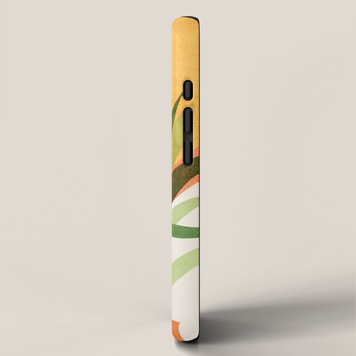 Retro Sunset Garden Still Life iPhone Case Gallery Image 2