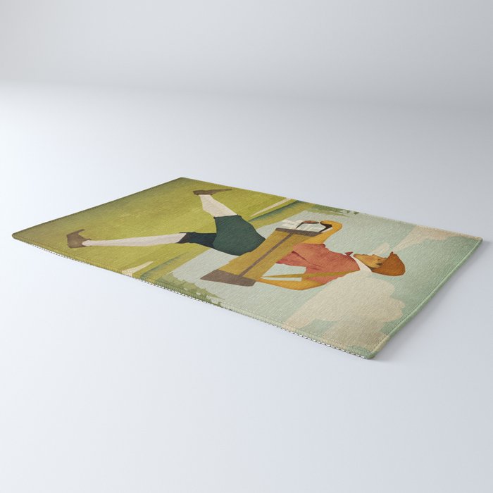 Golfer Vintage Golf Rug Gallery Image 3