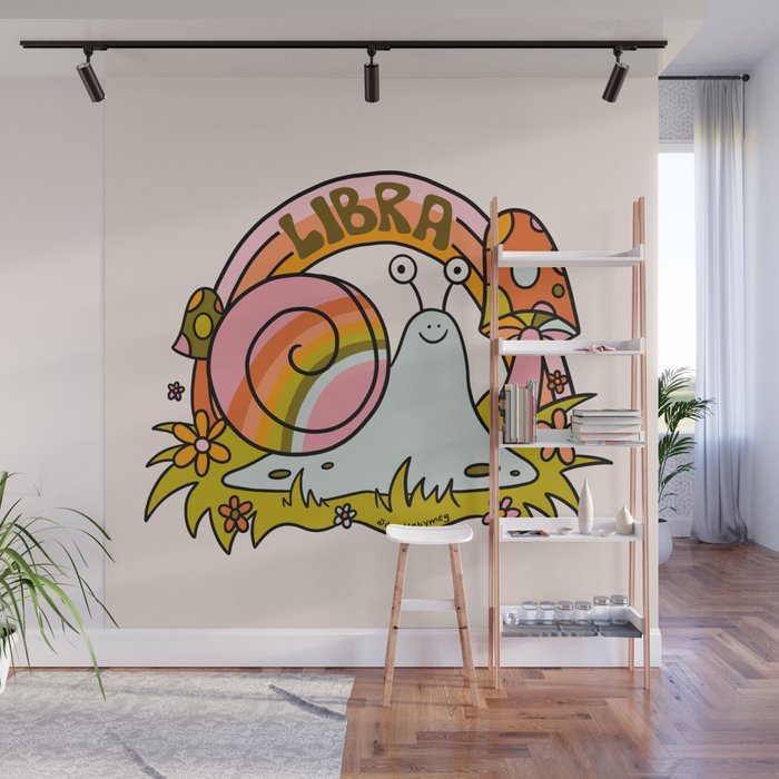 Libra Snail Wall Mural Gallery Image 1