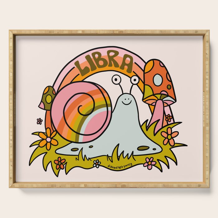 Libra Snail Serving Tray Gallery Image 1