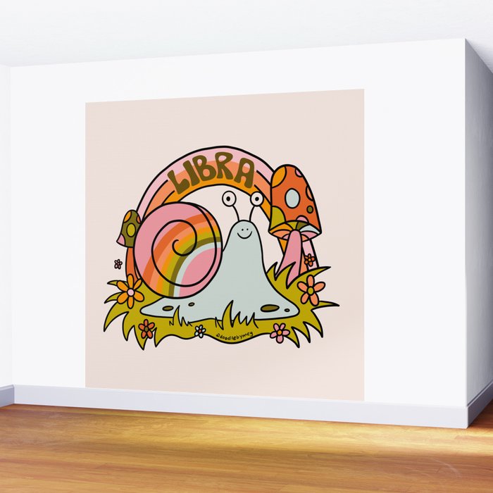 Libra Snail Wall Mural Gallery Image 2