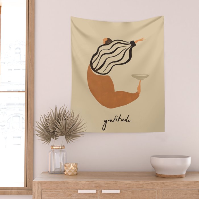 G for Gratitude  Wall Tapestry Gallery Image 2