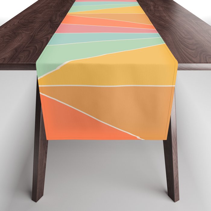 Gisela Color Block Pattern II Table Runner Gallery Image 1