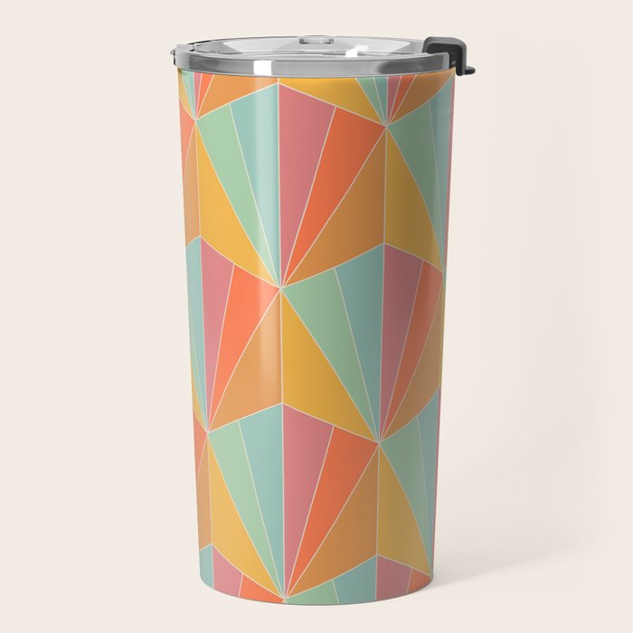 Gisela Color Block Pattern II Travel Mug Gallery Image 2