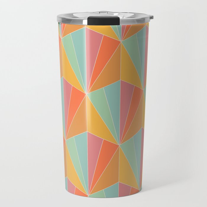 Gisela Color Block Pattern II Travel Mug Gallery Image 1
