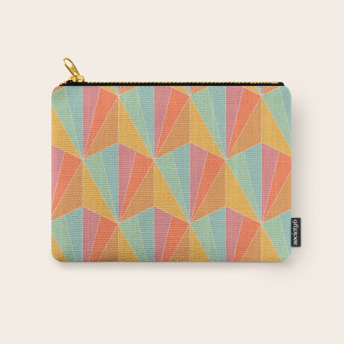 Gisela Color Block Pattern II Carry All Pouch Gallery Image 1