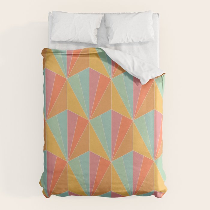 Gisela Color Block Pattern II Duvet Cover Gallery Image 1