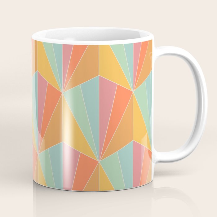 Gisela Color Block Pattern II Coffee Mug Gallery Image 1