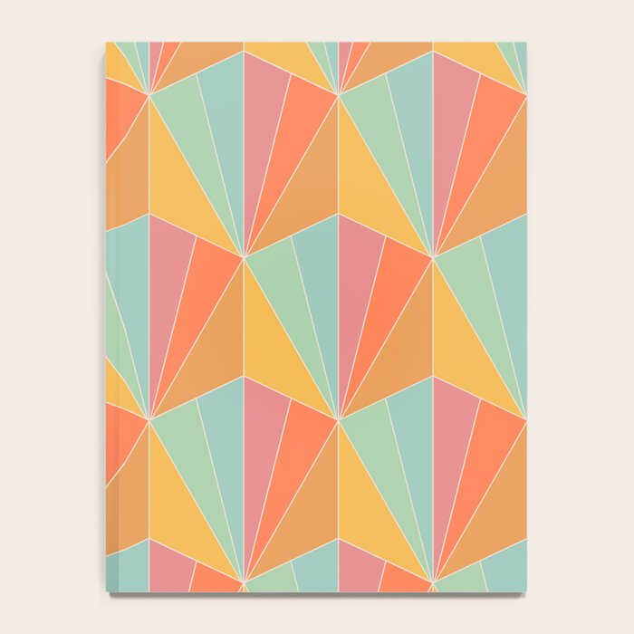 Gisela Color Block Pattern II Notebook Gallery Image 4