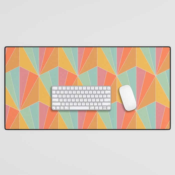 Gisela Color Block Pattern II Desk Mat Gallery Image 1