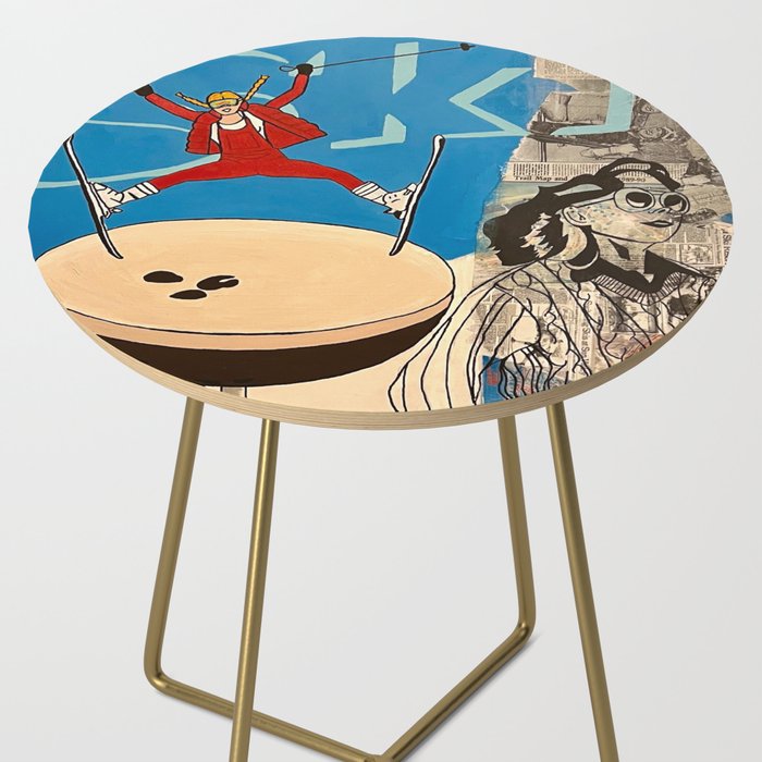 ski! painting Side Table Gallery Image 2