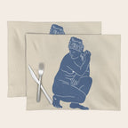 Blue Nude Placemat Gallery Image 1