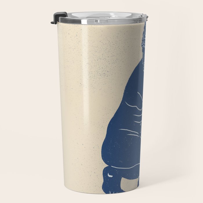 Blue Nude Travel Mug Gallery Image 3