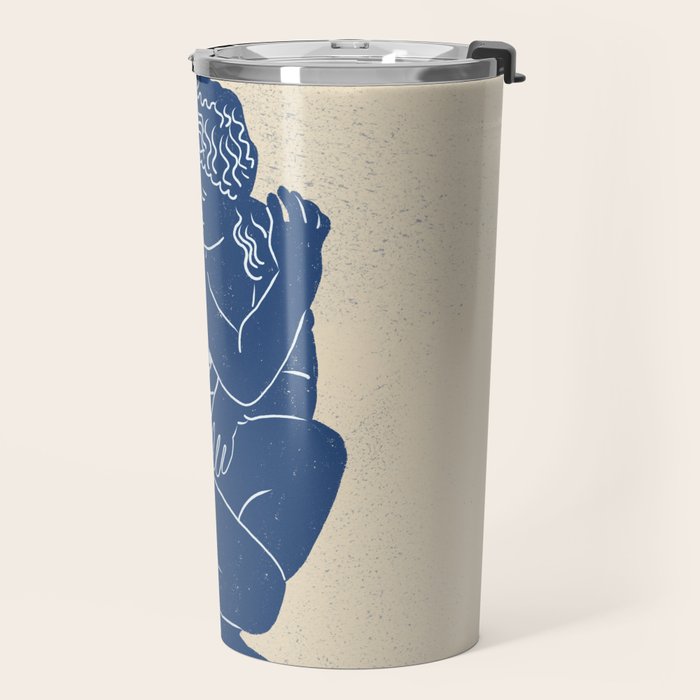 Blue Nude Travel Mug Gallery Image 2