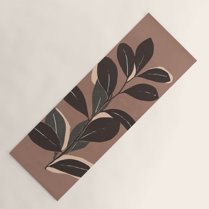 Abstract Art Minimal Plant 49a Yoga Mat Gallery Image 1