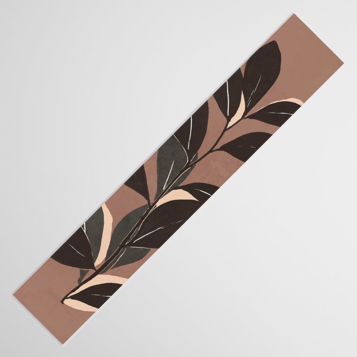 Abstract Art Minimal Plant 49a Table Runner Gallery Image 3
