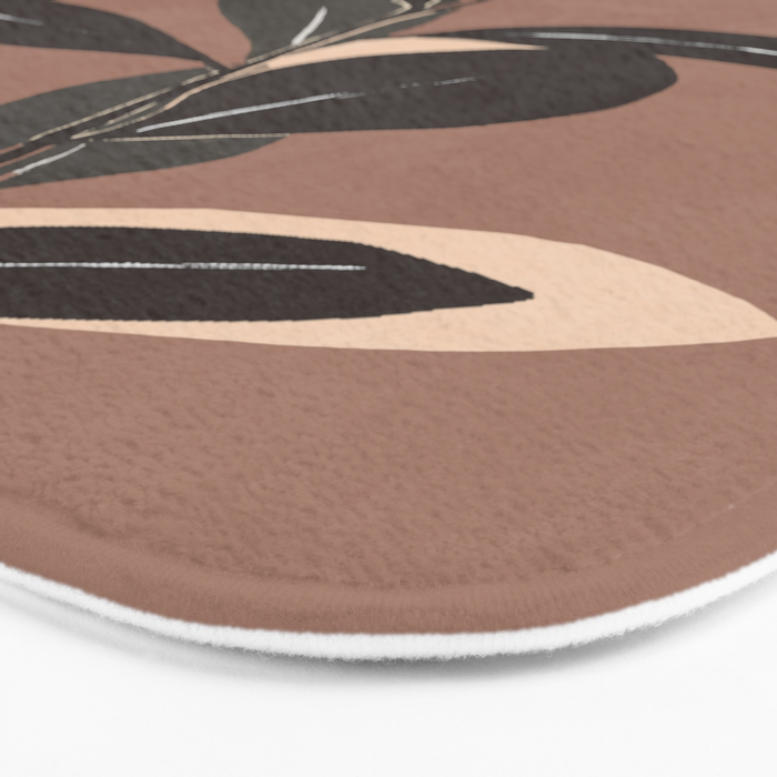 Abstract Art Minimal Plant 49a Bath Mat Gallery Image 3