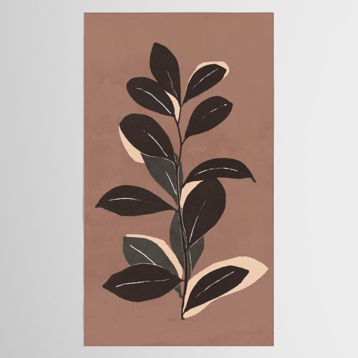 Abstract Art Minimal Plant 49a Tablecloth Gallery Image 2