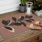 Abstract Art Minimal Plant 49a Outdoor Rug Gallery Image 2