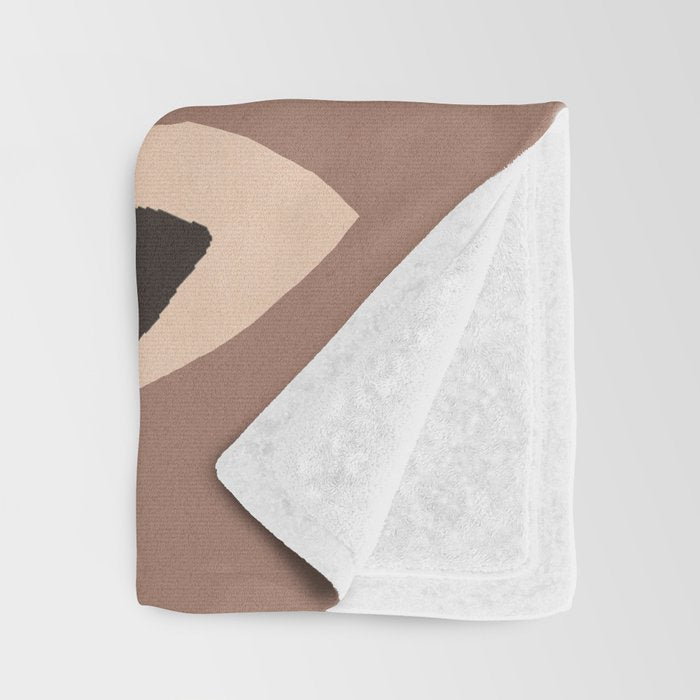 Abstract Art Minimal Plant 49a Throw Blanket Gallery Image 3