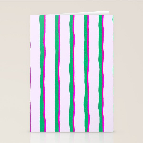 Jolly Stripes Stationery Card Gallery Image 1