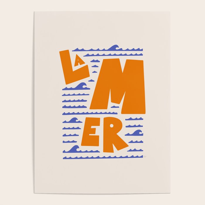 La Mer French Sea Poster Gallery Image 4