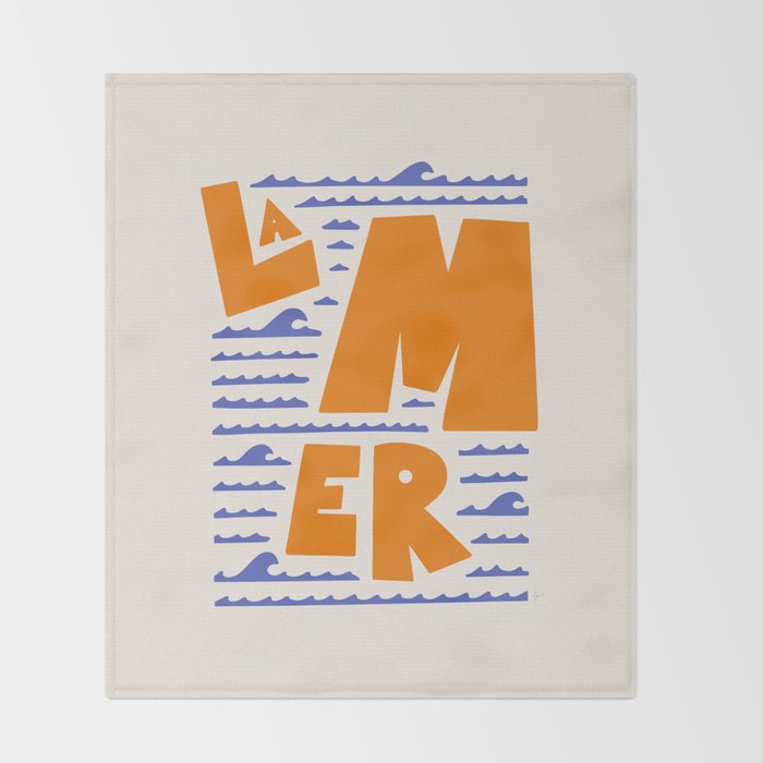 La Mer French Sea Throw Blanket Gallery Image 2