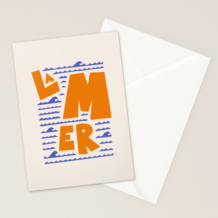 La Mer French Sea Stationery Card Gallery Image 2